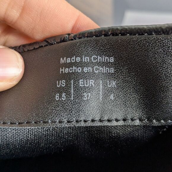 Aldo Snowpuff Black Knee High Quilted Puffer Heel Boots Women's size 6.5 - Picture 8 of 8